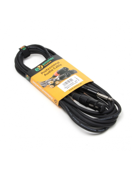 CABLE JACK MONO-XLR HEMBRA NO BALANCEADO 5M