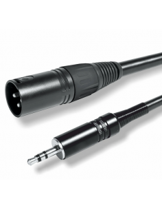 CABLE MINIJACK 3,5- XLR MACHO NO BALANCEADO 1M.