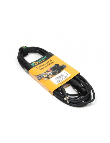 CABLE MINIJACK 3.5 M STEREO - XLR HEMBRA 5M.