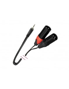 CABLE MK 76 2 (MINIJACK M STEREO - 2 XLR M) 1.5M.