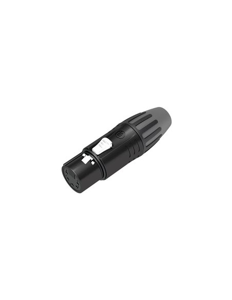SEETRONIC SCMF5-B  Conector XLR5 hembra negro