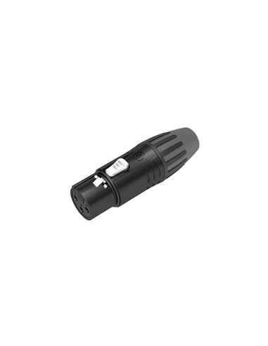 SEETRONIC SCMF3-B conector XLR3 hembra negro