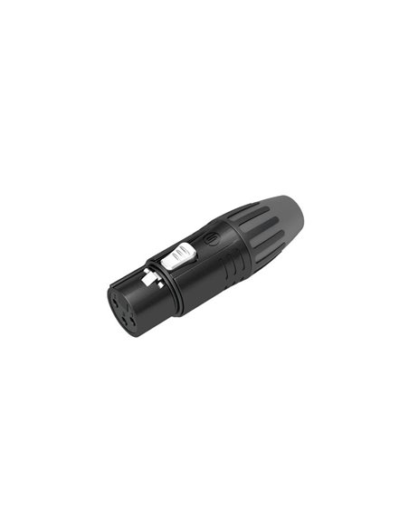 SEETRONIC SCMF3-B conector XLR3 hembra negro
