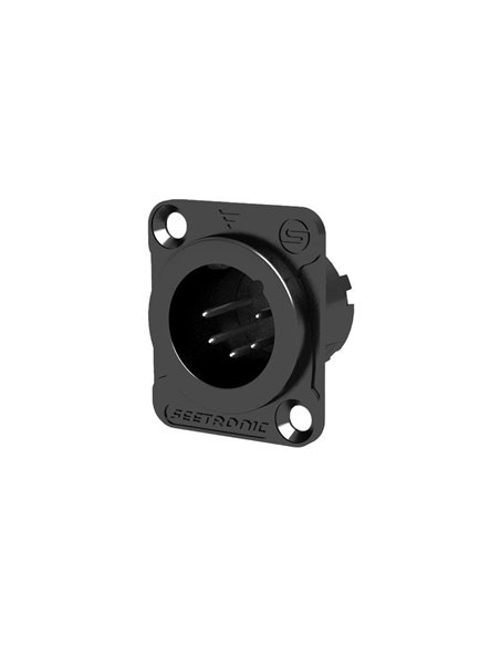 SEETRONIC MJ5F2C-B  Base XLR5 macho negro