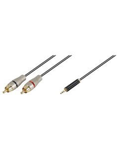 AUDIOTECH TUC 022 / 1M Cable Minijack a RCA 2