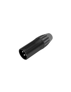 SEETRONIC SCMM3-B  Conector XLR3 macho negro 2