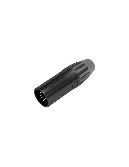 SEETRONIC SCMM5-B  Conector XLR5 macho negro