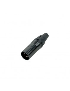 Percon 2062-X Conector XLR 5 Macho Aéreo en negro
