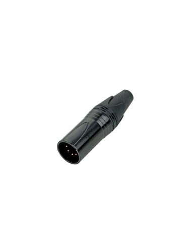 Percon 2062-X Conector XLR 5 Macho Aéreo en negro