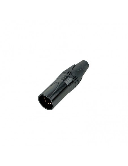 Percon 2062-X Conector XLR 5 Macho Aéreo en negro