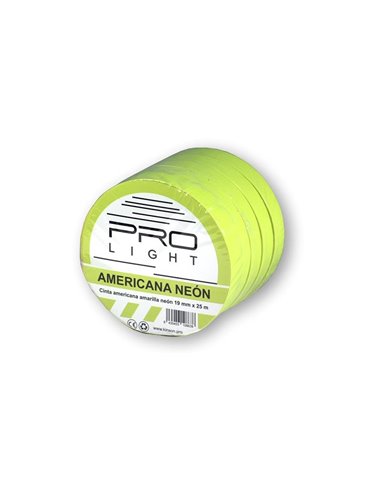 PRO LIGHT CINTA AMERICANA AMARILLO NEON