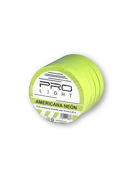 PRO LIGHT CINTA AMERICANA AMARILLO NEON