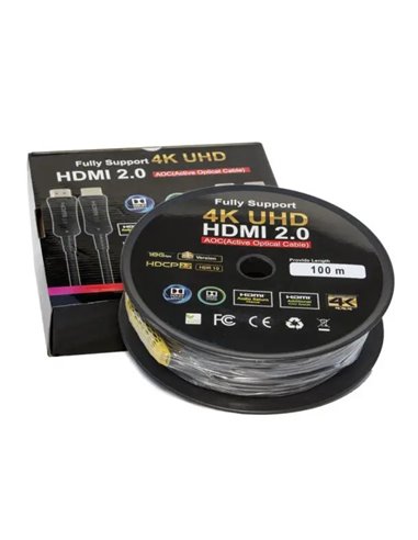 CABLE HDMI-HDMI FIBRA ÓPTICA 4K 70M.