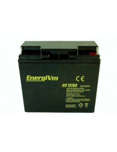 ENERGIVM MV12180 Bateria de plomo de 12V 18A