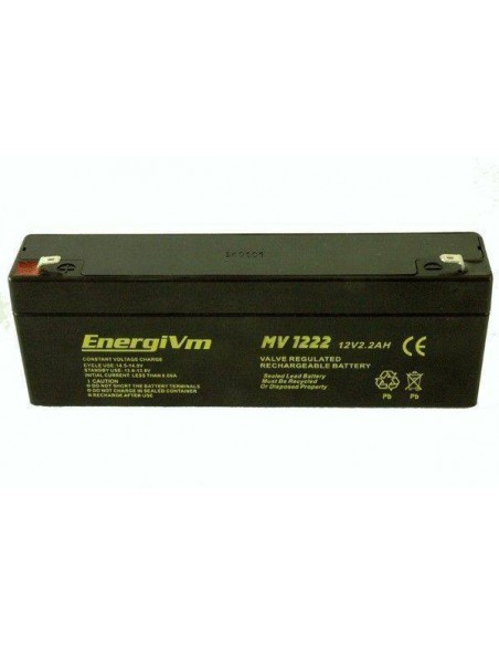 ENERGIVM MV1222 Bateria de plomo de 12V 2.2A