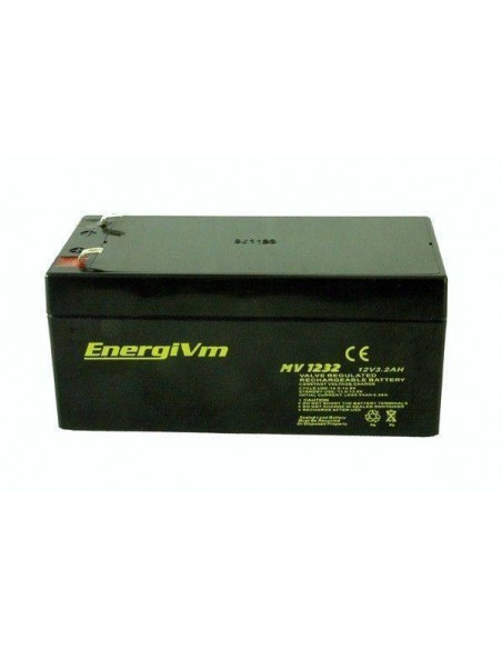ENERGIVM MV1232 Bateria de plomo de 12V 3.2A