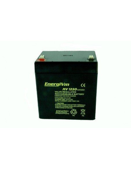 ENERGIVM MV1250 Bateria de plomo de 12V 5A