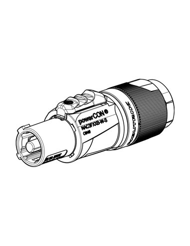 NEUTRIK POWERCON NAC3FXXB-W-S