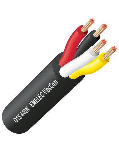 Emelec Q15-440N - Cable altavoz 4×4 mm² OFC extra flexible
