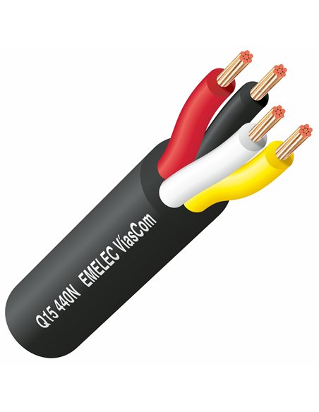 Emelec Q15-440N - Cable altavoz 4×4 mm² OFC extra flexible