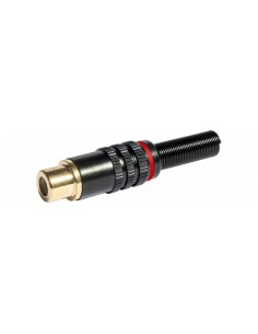 Conector RCA Hembra Rojo