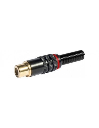 Conector RCA Hembra Rojo