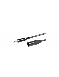 CABLE MINIJACK 3,5- XLR MACHO NO BALANCEADO 3M
