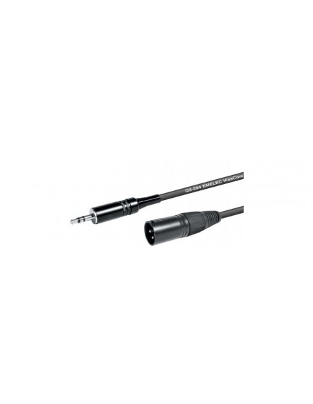 CABLE MINIJACK 3,5- XLR MACHO NO BALANCEADO 3M
