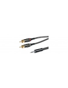 CABLE JACK 6,3 STEREO-2 RCA 1.5M