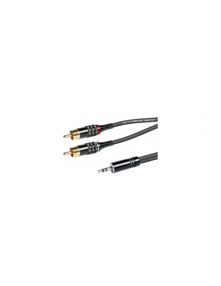 CABLE JACK 6,3 STEREO-2 RCA 1.5M