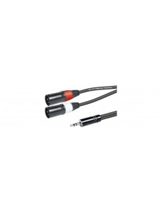 CABLE MINIJACK 3,5- 2 XLR M 1.5M