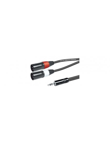 CABLE MINIJACK 3,5- 2 XLR M 1.5M