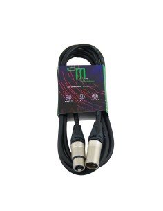 M BY METRO NT-935 CABLE DMX XLR 3 PIN M-H 5M