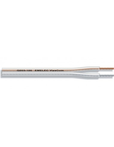 BOBINA DE CABLE PARALELO LIBRE DE OXIGENO POLARIZADO TRANSPARENTE 1MM
