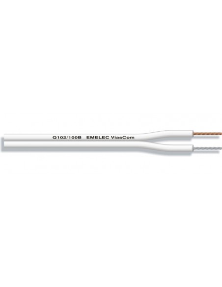 CABLE PARALELO LIBRE DE OXIGENO POLARIZADO BLANCO 1MM