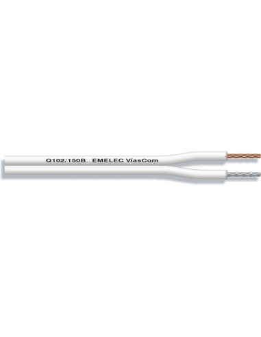 CABLE PARALELO LIBRE DE OXIGENO POLARIZADO BLANCO 1,5MM
