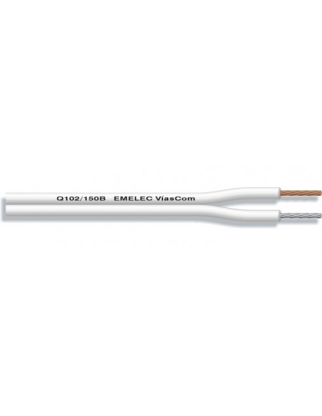 CABLE PARALELO LIBRE DE OXIGENO POLARIZADO BLANCO 1,5MM