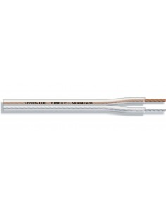 CABLE PARALELO LIBRE DE OXIGENO POLARIZADO TRANSPARENTE 1MM